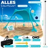 ELONEO Strandzelt Sonnensegel LSF 50+ UV Schutz Windschutz Produktbild-Vorschau 2