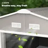 Domek ogrodowy Outsunny 12,4 m², z dachem dwuspadowym, Podgląd zdjęcia produktu 3