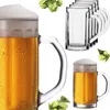 PLATINUX Bierseidel mit Henkel aus Glas Set 6-Teilig 500ml Produktbild-Vorschau 1