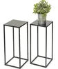 2x DanDiBo Sgabello per fiori in metallo nero angolare 62,5 Anteprima dell’immagine prodotto 1