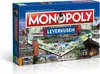 The image shows the box of the Monopoly Leverkusen board game. Produktbild-Vorschau