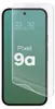 A screen protector is shown on a smartphone screen. Produktbild-Vorschau