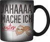 Trendation - Faultier Farbwechsel Zauber-Tasse Jahaaa Mache Produktbild-Vorschau 1