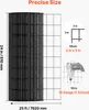 SucceBuy zahradní plot, 61 cm x 7,62 m, velikost ok 5,08 x Náhled obrázku produktu 3