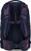 The back view of a navy blue Satch backpack with pink and purple geometric patterns. Anteprima dell’immagine prodotto