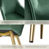 tectake® Esszimmerstuhl Marilyn gepolstert, in Samtoptik 58 Produktbild-Vorschau 4