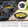 Kochmann Dutch Oven BBQ – 4,5 Liter Gusseisen Feuertopf - Produktbild-Vorschau 3
