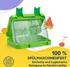 Schmatzfatz Junior Brotdose für Kinder mit Fächern, Bunte Produktbild-Vorschau 5