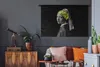 MuchoWow® Wandteppich Wandbehang Mädchen mit Perlenohrring Produktbild-Vorschau 5