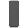 vidaXL Highboard Grau 100x40x108,5 cm Massivholz Kiefer -  Produktbild-Vorschau 15