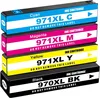 INKFIND 970XL 971XL Tintenpatronen für HP 970 HP970 HP971 Produktbild-Vorschau 4