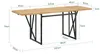 SoBuy Tavolo a muro Estensibile con piano in legno Stile Anteprima dell’immagine prodotto 5