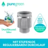 Risparmiatore d'acqua per doccia Puregreen con portata Anteprima dell’immagine prodotto 9