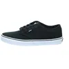 A side view of a black Vans Atwood sneaker with a white sole. Produktbild-Vorschau