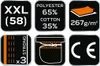 NEO TOOLS Krótkie spodenki HD, pasek parciany, odpinane Podgląd zdjęcia produktu 2