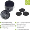 WENKO Metall Komposteimer Nero 6 L in Schwarz 22,5 x 22,5 Produktbild-Vorschau 3