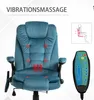 A teal massage chair with red heat indicators and a remote control. The image also includes a diagram of a person sitting upright. Náhľad obrázku produktu