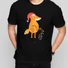 Mr. & Mrs. Panda Tshirt Fuchs Weihnachten - Schwarz - Produktbild-Vorschau 4