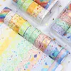 Sada 12 rolí washi pásky, roztomilé vzory so zlatými Náhľad obrázku produktu 5