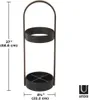 Umbra Bellwood Schirmständer Schwarz/Walnuss Produktbild-Vorschau 17