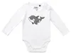 Huuraa Baby Body Orka Killerwal 62 White  Baumwolle Produktbild-Vorschau 1