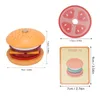 Jeu de cuisine fast-food en bois composite, formes Voir les images du produit 8