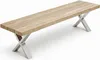 DanDiBo 2x telaio per panca in acciaio inox 43 x 40 cm Anteprima dell’immagine prodotto 10