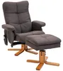 HOMCOM Relaxsessel Massagesessel mit Fußhocker Produktbild-Vorschau 1