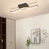 ZMH LED Deckenleuchte Schwarz, Modernes Wellen-Design, 34.5 Produktbild-Vorschau 2