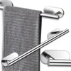 EDIBAZZAR | Silberner selbstklebender Handtuchhalter Produktbild-Vorschau 7