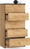 Akord Dressoir 5 Tiroirs Chêne Craft 60X40X121 Voir les images du produit 2