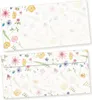 Flora Bianca Briefpapier mit Umschlag Set Vintage Blumen Produktbild-Vorschau 3