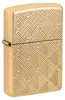 Zippo Benzin-Feuerzeug Messing deep carved Pattern Produktbild-Vorschau 1
