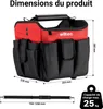 Wiltec Sac à outils 23 poches – 25 x 23 x 28 cm – pliant – Voir les images du produit 3