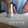 Florina caffettiera espresso Caffettiera in acciaio inox 4 Anteprima dell’immagine prodotto 3