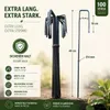 100 Stk Erdanker 40 cm U-Form Aus 4 mm Stahldraht Für Produktbild-Vorschau 3