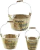 3er Set Pflanze Schale Topf Kübel Blumen Kräuter Töpfe Produktbild-Vorschau 1