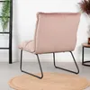 Bronx71 Samt Sessel Malaga modern rosa Produktbild-Vorschau 9