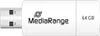Mediarange USB Stick 64GB Speicherstick Color Edition blau Produktbild-Vorschau 2