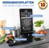 WENKO Herd Abdeckplatte Herd Abdeckung Schneide Brett Glas Produktbild-Vorschau 3