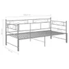 Divano letto allungabile in metallo grigio 90x200 cm Anteprima dell’immagine prodotto 16