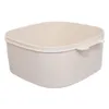 A single, empty food container with a lid. Podgląd zdjęcia produktu