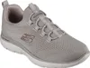 A single gray Skechers shoe is shown against a white background. Produktbild-Vorschau
