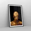 Gerahmtes Poster - Schwarzer Rahmen - Gold Frau Stück - Produktbild-Vorschau 8