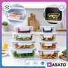 ASATO Glas-Frischhaltedosen 8er Set 150 bis 1040 ml Produktbild-Vorschau 3