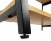 Regał loft industrialny 3 półki dąb sękowany czarny metal Podgląd zdjęcia produktu 11