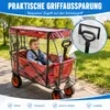 Transparente Bollerwagen Abdeckung wasserdicht, Regenschutz Produktbild-Vorschau 4