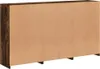 vidaXL Příborník s LED osvětlením kouřový dub 181,5x37x100 Náhled obrázku produktu 9
