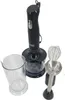 A black Russell Hobbs hand blender with accessories on a white background. Podgląd zdjęcia produktu