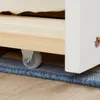 Homestyle4u výsuvná detská posteľ 90x200 cm biela drevená Náhľad obrázku produktu 22